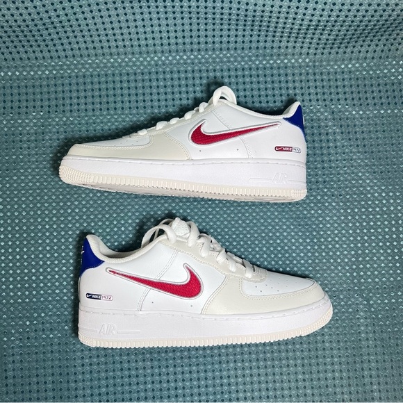 ***NWT*** Nike Air Force 1 LV8 (GS) Red, White & Blue - Picture 5 of 9